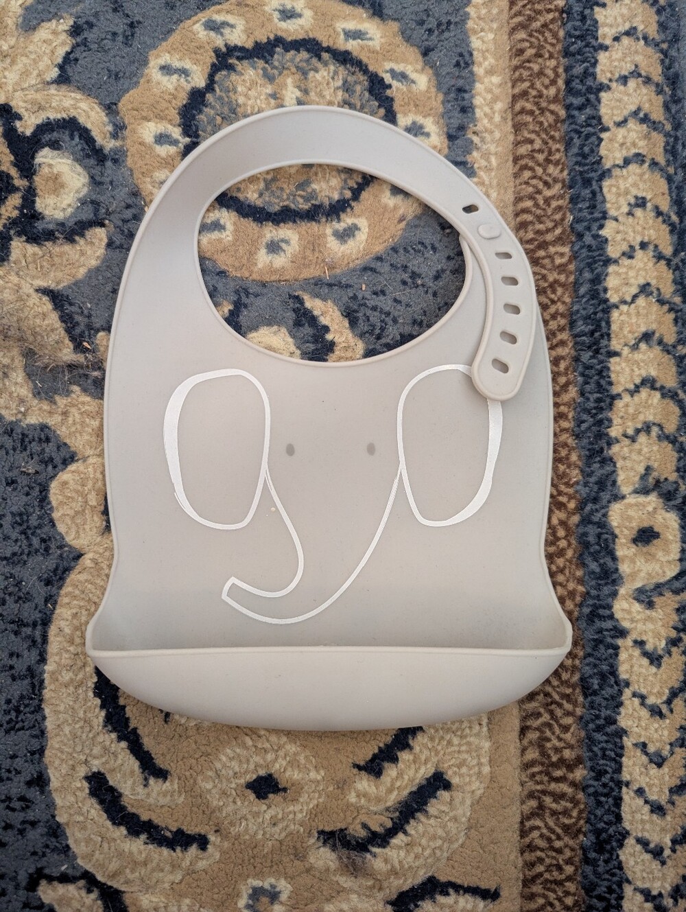 Pottery Barn kids Elephant Bib